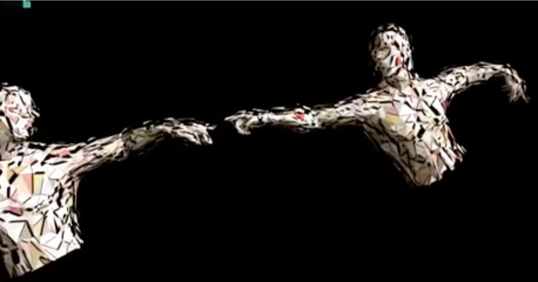 Three.js Tessellated Human Figures